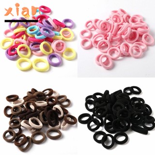 Xianen 50 ชิ้น / ล็อต ยางรัดผม ไนล่อน ไม่เสียหาย หางม้า ที่ใส่ Scrunchies