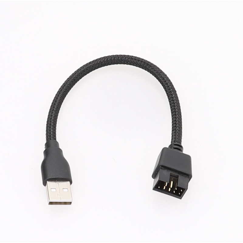 WIN PC Hardware Cables อะแดปเตอร์ USB A Male to 9 Pin Male เมนบอร์ด Extension Cable สะดวกและมีประสิท