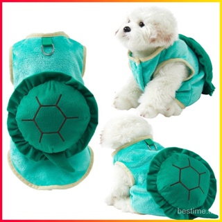 [Winter Pet Clothing Cute Turtle Transformation Clothing] เสื้อผ้าสัตว์เลี้ยง ฮาโลวีน ผ้าสักหลาด สําหรับสุนัข