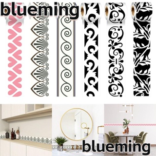 Blueming2 สติกเกอร์วอลเปเปอร์ PVC กันน้ํา มีกาวในตัว 240 ซม. สําหรับติดตกแต่งผนังห้องน้ํา