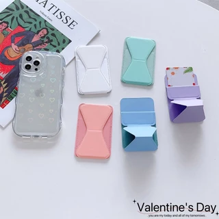 เคสโทรศัพท์มือถือ สากล 3ม กาวเหนียวที่มองไม่เห็นผู้ถือแหวนนิ้วยึด รหัส ธนาคาร การ์ดกระเป๋าเก็บปลอก