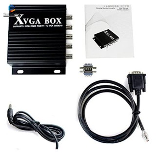 Xvga กล่องแปลงวิดีโอ RGB RGBS MDA CGA เป็น VGA GBS-8219 ทนทาน ใช้งานง่าย ปลั๊ก EU