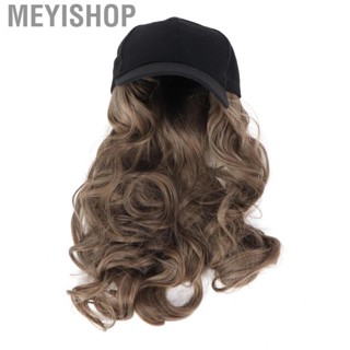 Meyishop Hair Extension Hat  Hairstyle Wig Curly for Weddings