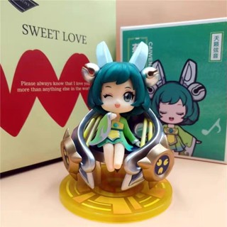 [พร้อมส่ง] ของเล่นฟิกเกอร์ King of Glory Cai Wenji Q Version King of Glory สําหรับเด็ก