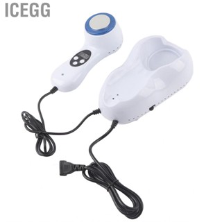 Icegg Hot Cold Hammer Blue Light Facial Skin Tighten Shrink Pores Beauty Machine US Plug 110-220V