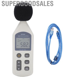 Supergoodsales Decibel Meter USB Handheld LCD Screen  Level Tester