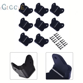 ⭐NEW ⭐8 PCS Black AMP Guitar Cabinet Speaker Corner Protectors Protect Parts With Srew