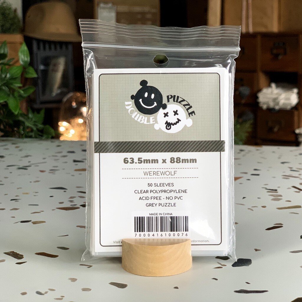 [Sleeve] DoublePuzzle: Grey (63.5 x 88 mm)