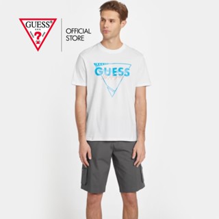 GUESS เสื้อยืดผู้ชาย รุ่น XBYI15KAK90 สีขาว