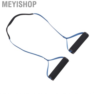 Meyishop Neck Exercise Band  Adjustable Lumbar Stretch Rope Multifunctional Portable Handle for Body Muscle Training