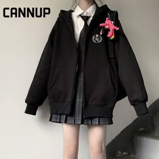 Cannup เสื้อกันหนาว เสื้อฮู้ด unique casual สบาย chic WJK2390PMW37Z230912