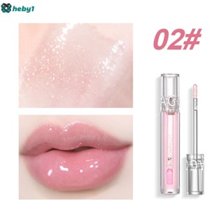 Dragon Ranee Glossy Mirror Lip Glaze Lasting Moisturizing ลิปสติกกันน้ำ Long Lasting heby1