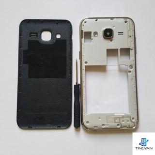 กรอบกลาง พร้อมฝาครอบแบตเตอรี่ด้านหลัง และเครื่องมือ สําหรับ Samsung Galaxy J2 J200 J200H J200F J200G J200M
