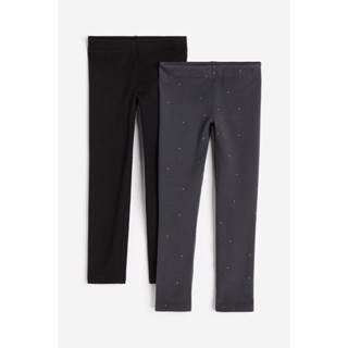 H&amp;M  Girl 2-pack heavy jersey leggings 1193336_1