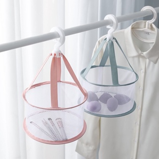 Daily U Beauty Egg Drying Net ฟองน้ำแต่งหน้าแปรงเครื่องมือตะกร้าแร็คหมุนได้ 360 องศา 20 ซม. Dia