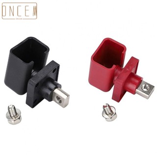 【ONCEMOREAGAIN】Terminal Post 2pcs AC500V Anti-oxidation Black/red Flame Retardant PA66