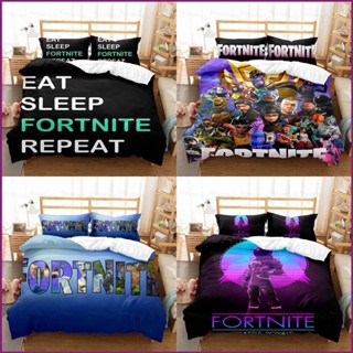 Sy2 FORTNITE 3in1 ชุดเครื่องนอน ผ้าปูที่นอน ผ้านวม ซักทําความสะอาดได้ ใส่สบาย YS2