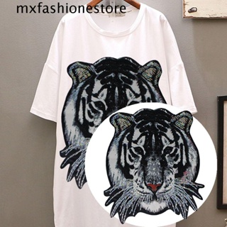 Mxfashione เสื้อยืด ปักเลื่อม รีดบนแพทช์ ถ่ายเทความร้อน สําหรับรีดติดเสื้อกันหนาว