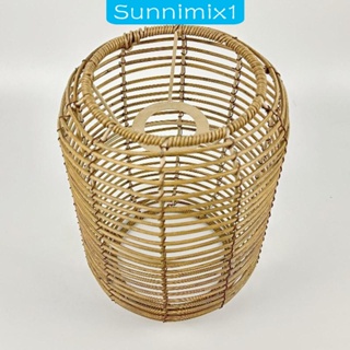 [Sunnimix1] โคมไฟหวายเทียม แฮนด์เมด สไตล์คลาสสิก สําหรับแขวนตกแต่งบ้าน ห้องครัว ห้องรับประทานอาหาร