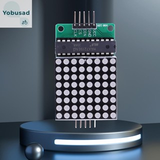 [Yobusad.th] Max7219 ชุดโมดูลเมทริกซ์ LED อินพุต เอาท์พุต แคโทด 8x8 DIY