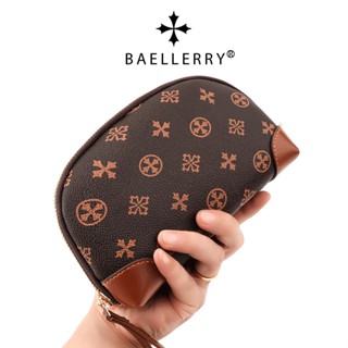 Baellerry ใหม่ กระเป๋าคลัทช์ กระเป๋าใส่เหรียญ แบบหนัง มีซิป สไตล์ยุโรปย้อนยุค สําหรับผู้หญิง 2023