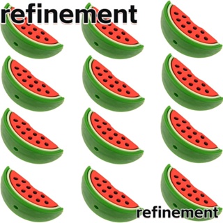 Refinement ลูกปัดซิลิโคน รูปแตงโมน่ารัก 1.2*0.5 นิ้ว 12 ชิ้น