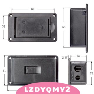 [Lzdyqmy2] Eq กล่องแบตเตอรี่ 2 ซ็อกเก็ต สําหรับเบสไฟฟ้า