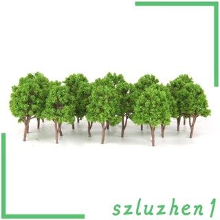 [Szluzhen1] โมเดลต้นไม้ 1/160 N 20 ชิ้น สําหรับตึกถนน ทิวทัศน์ ไดโอราม่า