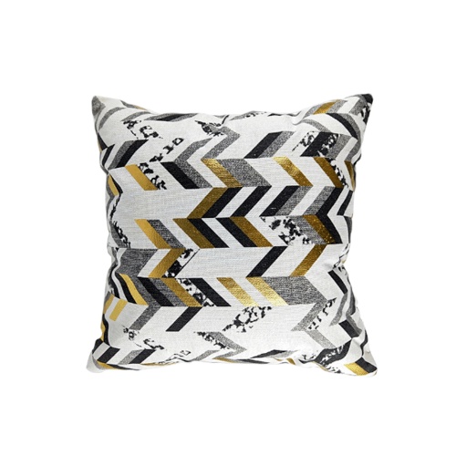 Tp COZY หมอนอิง ขนาด 43×43×8ซม. รุ่น CY13 สีดำ-ทอง ( นุ่มสุดๆ )