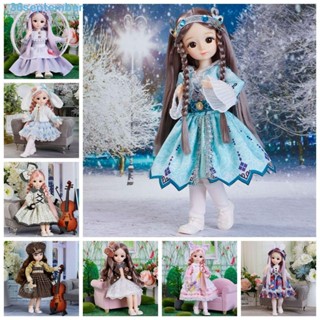 September ตุ๊กตา BJD 1/6 3D ข้อต่อถอดได้ สีสันสดใส สไตล์โบราณ ของเล่นสําหรับเด็ก