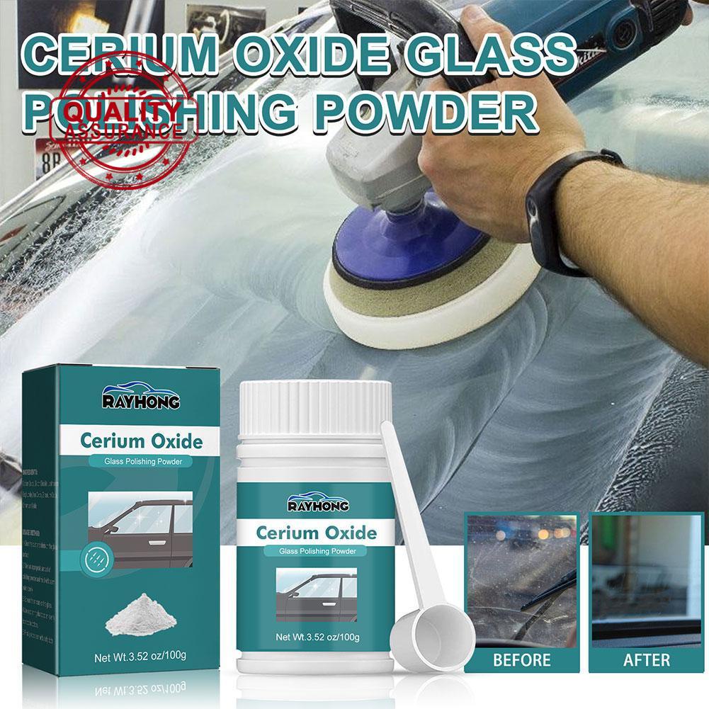 Cerium Oxide Glass Polishing Powder Window Windscreen Remover Scratch Polishing Windshield O4Q0