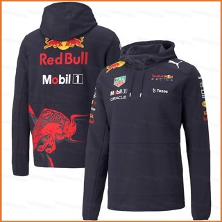 เสื้อกันหนาวแขนยาวลําลอง มีฮู้ด ทรงหลวม ลาย YT3 2022 F1 Red Bull Racing Team พลัสไซซ์ สําหรับผู้ชาย และผู้หญิง TY3