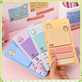 ✨✨youngtime 20 แผ่นกระดาษการ์ตูน Sticky Notes สัตว์น่ารัก Notepad Memo Pads DIY วัสดุกาวสติกเกอร์โพสต์ It Sticky Note Pads youngtime✨✨