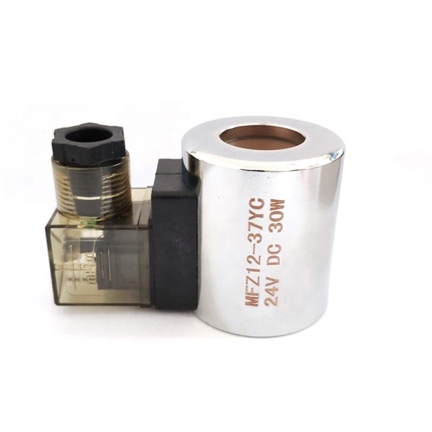 คอยล์วาล์วโซลินอยด์ไฮดรอลิค MFZ12-37YC 24V รูเส้นผ่านศูนย์กลาง 23 มม. สูง 51 มม.