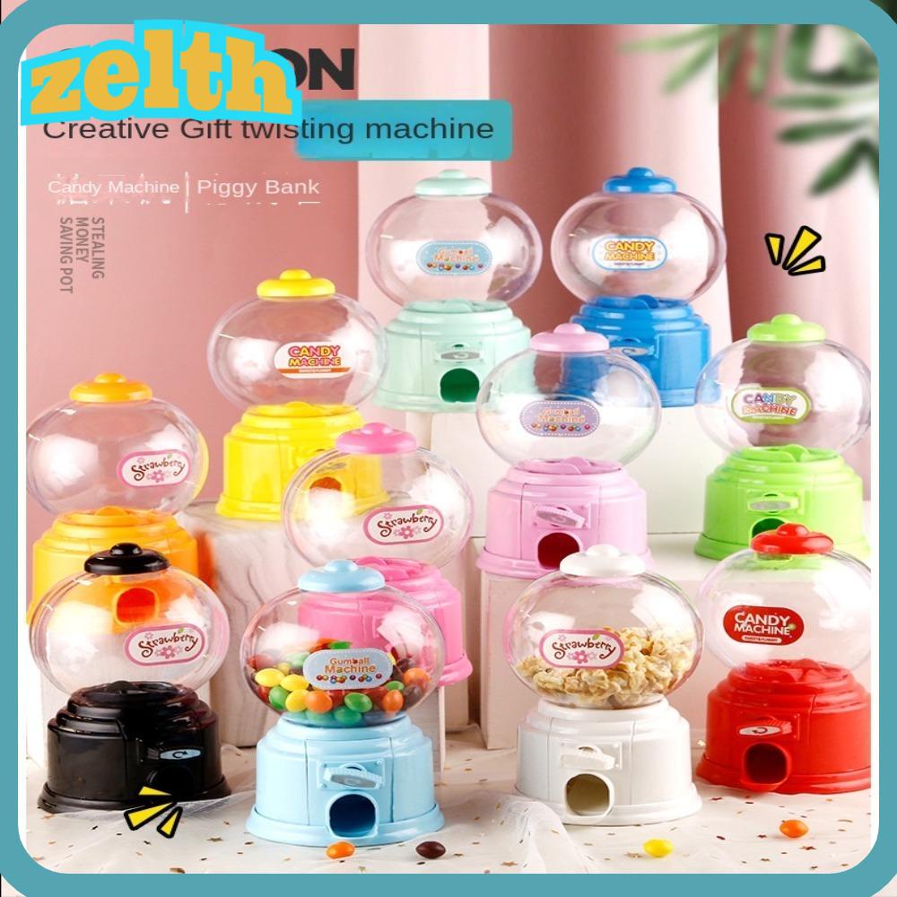 Zelth ขนมหวาน|เครื่องจ่ายขนมหวาน พลาสติก แบบพกพา 8 สี สําหรับเด็ก
