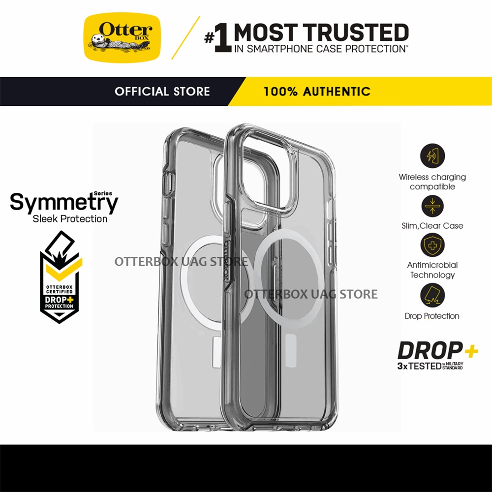 Otterbox เคสโทรศัพท์มือถือแบบใส แม่เหล็ก ลายดาว สําหรับ iPhone 15 14 Pro Max 15 14 Pro 15 14 Plus 15 14 13 12 Pro Max 13 Pro 13 13 12 Mini