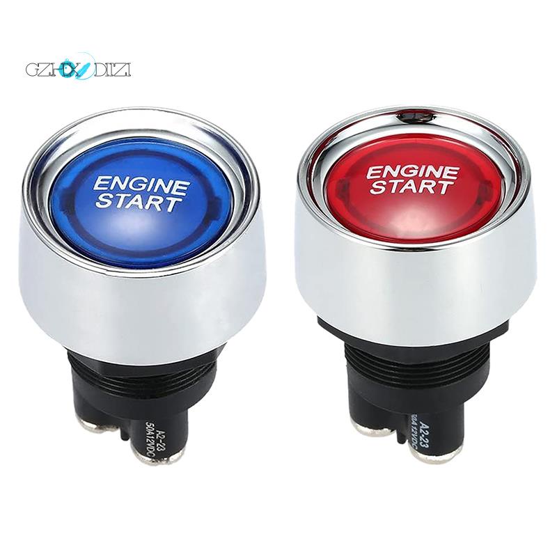 【Gzhxdiizi】ปุ่มสวิตช์สตาร์ทเครื่องยนต์รถยนต์ Dc 12V 24V สําหรับแข่งรถ