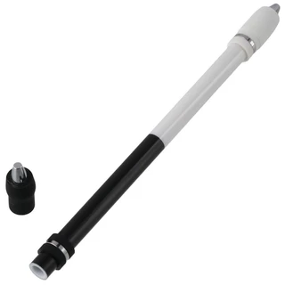 Yann1 Pen Spinning, White PC Spin Pen, สํานักงานเคลือบกันลื ่ นสีดํา