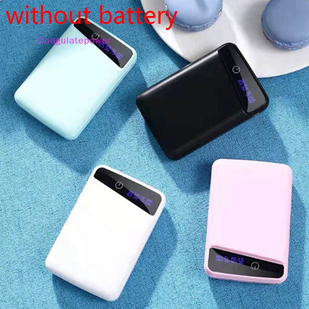 Coa กล่องเคสพาวเวอร์แบงค์ 3 USB 3x 18650 DIY