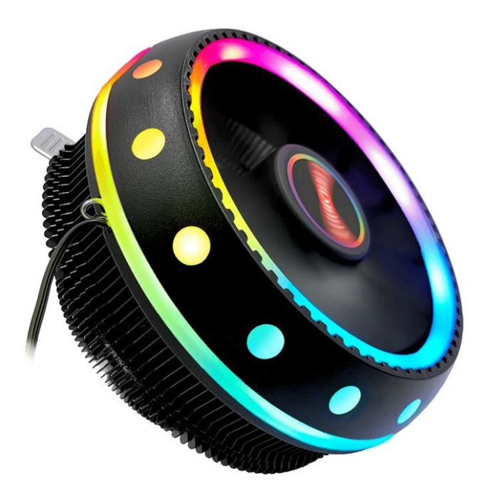 Cool RGB Fantasy Colorful CPU Cooling Fan Desktop Computer Silent Cooling CPU Fan