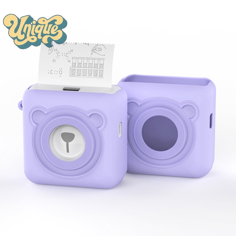 (Unique) ใหม่ เครื่องพิมพ์รูปภาพความร้อน ไร้หมึก แบบพกพา A6 Peripage