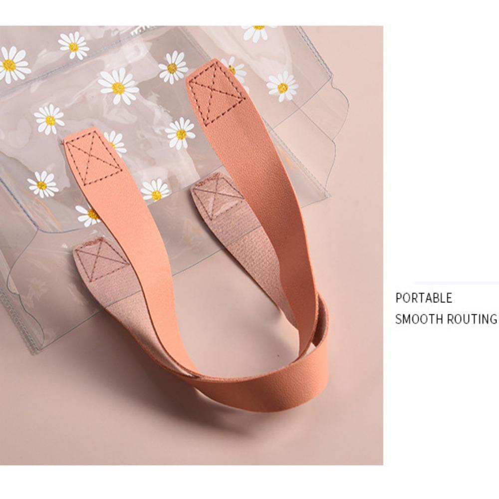 กระเป๋าโท้ต RUSSIK ทำจาก PVC โปร่งใส ออกแบบโดยมือจากคอลเล็กชัน Little Daisy - รูปที่ 2