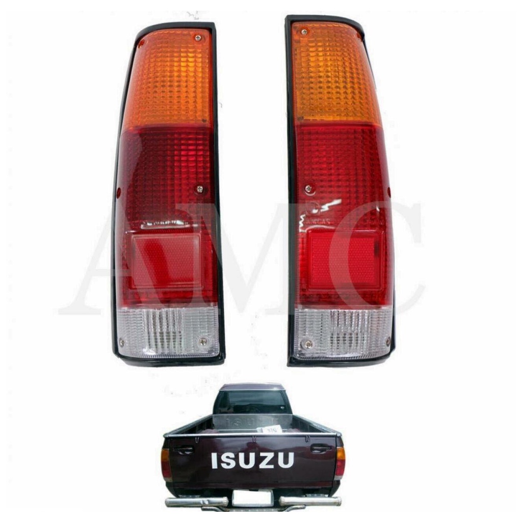 ไฟท้าย อีซุซุ isuzu รุ่น KBZ KBD KB21 kb2200 faster Z ขอบดำ 1 คู่  จัดส่งไว