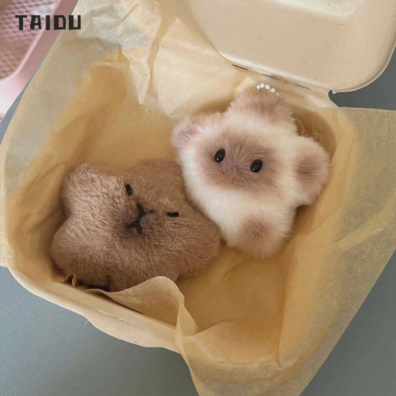 Taidu พวงกุญแจ จี้ตุ๊กตา Star Kabi Bara น่ารัก สร้างสรรค์ สําหรับห้อยกระเป๋าเป้สะพายหลัง