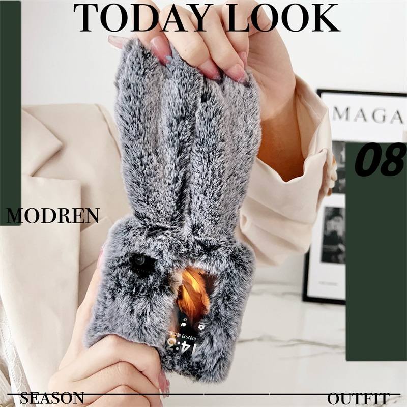 เคสโทรศัพท์มือถือ แบบฝาพับ ลายกระต่ายน่ารัก สําหรับ OPPO Find N2 (N3) OPPO Find N3