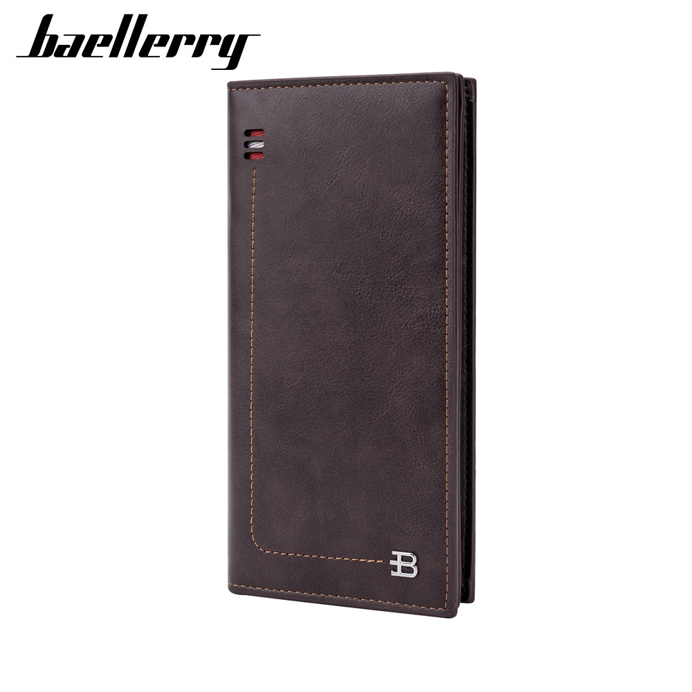 Baellerry กระเป๋าสตางค์ลําลอง มีซิป สไตล์ยุโรป อเมริกัน สําหรับผู้ชาย ขายส่ง