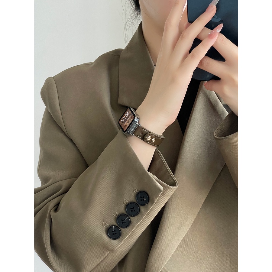 สายนาฬิกาข้อมือหนัง แบบเปลี่ยน สําหรับ Samsung Galaxy Fit 3 Samsung Galaxy Fit3