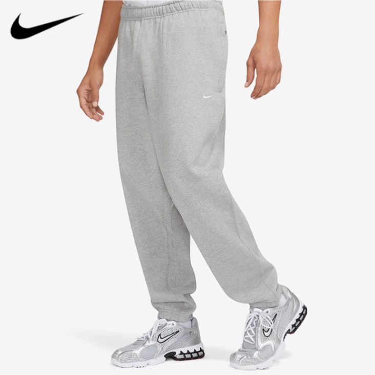 【พร้อมส่ง】ของแท้ 100% Nike Lab กางเกงกีฬาลําลอง ปักลาย สําหรับผู้ชาย และผู้หญิง DA0330-010