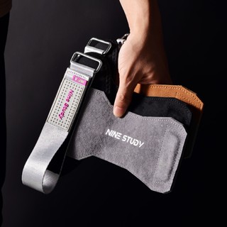 สายรัดข้อมือ หนังวัวแท้ แนวนอน ป้องกันฝ่ามือ สําหรับผู้ชาย แ…