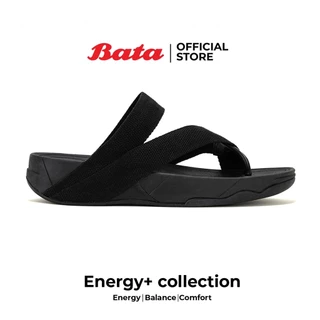 [New Arrival] Bata บาจา Energy+ MIDNIGHT BLUE COLLECTION รองเท้าสายผ้าสุขภาพแบบสวมยอดฮิต สำหรับผู้ชาย สีดำ รหัส 8716666